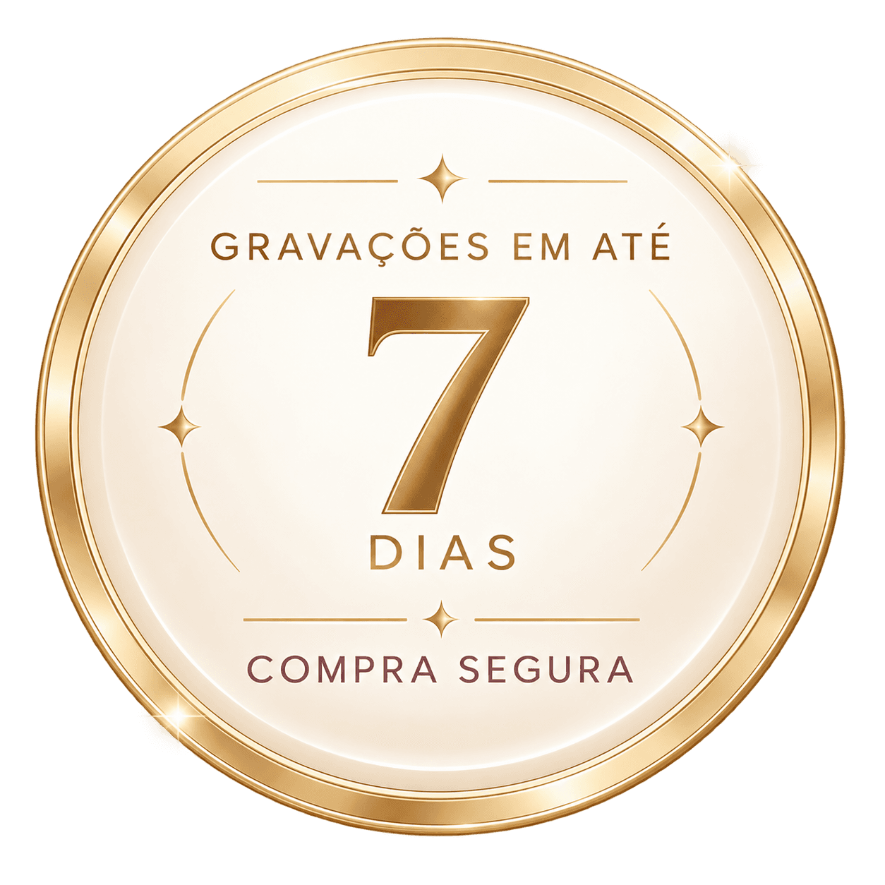 Gravações disponíveis em até 7 dias. Compra segura.